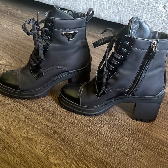 Authentic Prada Recycled nylon chunky boots! - Picture 1 of 5